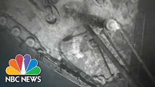 Rare Titanic footage mostly unseen offers glimpse into wreckage [upl. by Abisha575]