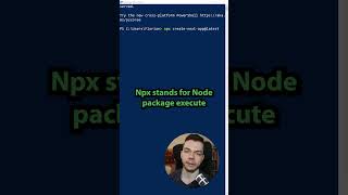 Npx vs Npm in JavaScript [upl. by Anyt]