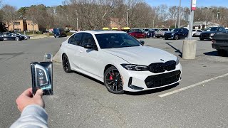 2024 BMW M340i Start Up Exhaust Test Drive Walkaround POV and Review [upl. by Durware]