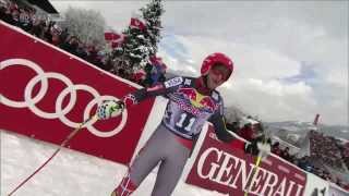 Bode Miller Kitzbühel 2014  Downhill [upl. by Narmis]