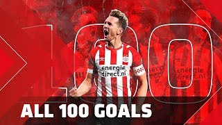 Luuk de Jong all 100 goals at PSV [upl. by Rehtul]