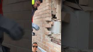 How to renovate bricks construction brick brickwork diy tools bricklayer satisfying [upl. by Mast]