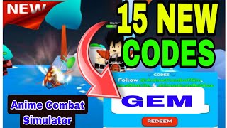 NEW ALL WORKING CODES FOR ANIME COMBAT SIMULATOR  ROBLOX ANIME COMBAT SIMULATOR CODES 2024 [upl. by Hiroko478]