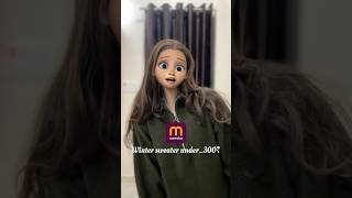 Winter sweater under 300₹ form Meesho comment for link 🫣meesho bestreview ytshorts [upl. by Kirbie]