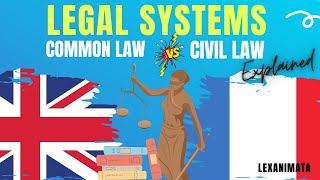 Common Law vs Civil Law Legal Systems explained [upl. by Alahcim]