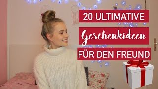 DIE 20 BESTEN GESCHENKIDEEN FÜR DEN FREUND 🎁💞 [upl. by Baird440]