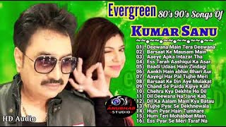 Evergreen 80s 90s Songs Of Kumar Sanu Best HitGolden Song 90s hitBollywood Songs Jukebox [upl. by Yelrahs]