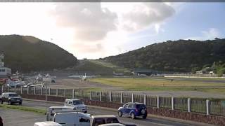 30 minutes at extreme runway airport St Barths  Airport Webcam Capture [upl. by Angi138]