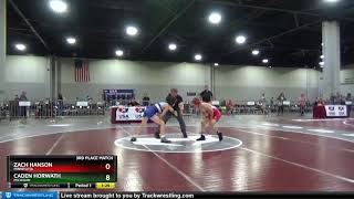 Schoolboy 90 Zach Hanson Minnesota Vs Caden Horwath Michigan [upl. by Ojillib]