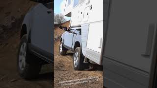 PICKUP CAMPERT TV WohnkabinenOffroadtraining [upl. by Anhsirk30]