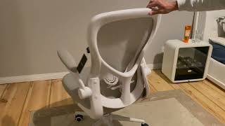 Hbada Ergonomic Office Chair  Unboxing amp Assembly [upl. by Fernande184]