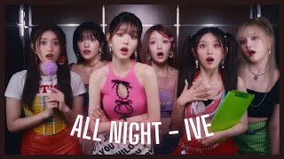 All Night  IVE ft Saweetie MV  REACTION FR [upl. by Irakuy388]