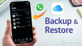 How to Backup amp Restore WhatsApp Messages on iPhone 3 Ways [upl. by Reppep]