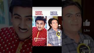 Reel Vs Real  Taarak Mehta Ka Ooltah Chashmah  Tmkoc Characters Reel Vs Real  tmkoc shorts [upl. by Latonia]