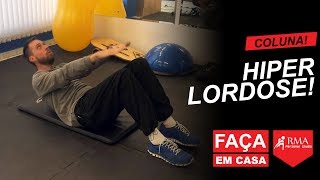 COMO CORRIGIR HIPERLORDOSE COM EXERCÍCIOS FÁCEIS EM CASA [upl. by Stutman]