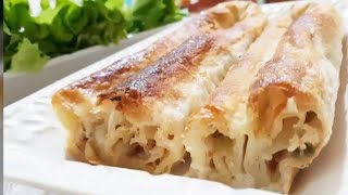 Pırasalı Kol Böreği  Pırasalı Börek nasıl yapılır  Hamur işleri pırasalı börek [upl. by Marl]