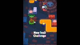 New 1vs3 Challenge In Duels 💀✌️ BrawlStars Memes Shorts [upl. by Amberly]