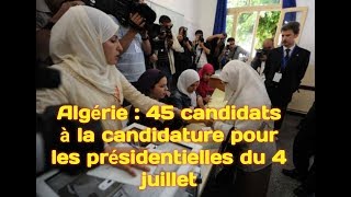 45 candidats à la candidature pour les présidentielles du 4 juillet [upl. by Nap]