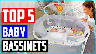 Best Baby Bassinets in 2020  Top 5 Baby Bassinet Review [upl. by Wilburt]