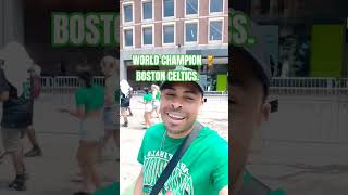 Boston Celtics world 🏆 champion Parade bostonceltics nbafinals jasontatum [upl. by Haig]