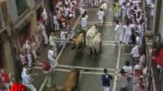 Raw Video the Running of the Bulls [upl. by Minette936]