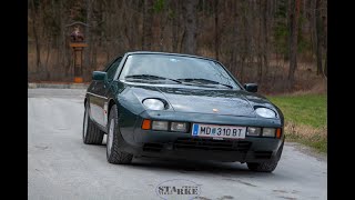 Porsche 928 cruising with modified mufflers [upl. by Maximilianus]