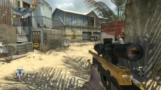 Black Ops 1 v 5 AceClutch L96A1 [upl. by Nylac]