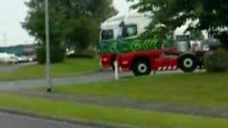 Eddie Stobart Convoy the build up part 2 [upl. by Earb]