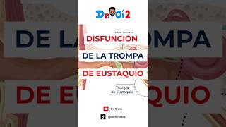 Causa de oído tapado Disfunción de la trompa de Eustaquio short shortviral Shorts [upl. by Georgine]