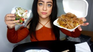 DONER KEBAB MUKBANG  MEAT AND CHIPS [upl. by Nahraf460]