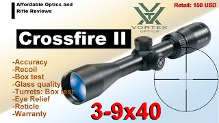 Vortex Crossfire II 39x40 review [upl. by Ahtilat914]