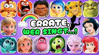 Errate wer SINGT🎤🎙️🎶 Disney Song Quiz Challenge  Alles steht Kopf 2 Vaiana Elsa Rapunzel [upl. by Anawik]