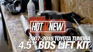 Hot n New Suspension Series Ep 18 0715 Toyota Tundra 45quot BDS Lift Kit [upl. by Fremont]