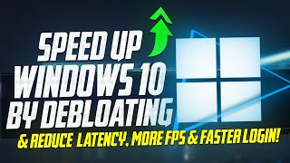 🔧How To DEBLOAT Windows 10 for Better Performance SPEED UP WINDOWS ✅ [upl. by Heiner806]