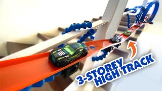 3Storeys High Hot Wheels Track [upl. by Deehahs]