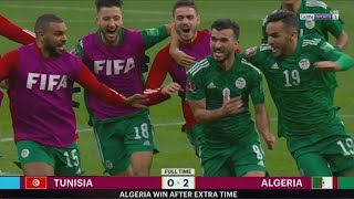 Algerie vs Tunisie 20 Finale coupe darabe الجزائر ضد تونس نهائي كأس العرب [upl. by Kirven]