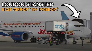 BEST AIRPORT ON ROBLOX  Jet2 Flight Review [upl. by Nappy]