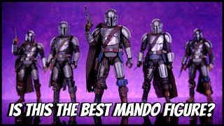 Star Wars Black Series Book Of Boba The Mandalorian Review amp Comparison with SH amp Mafex [upl. by Anuahsal612]