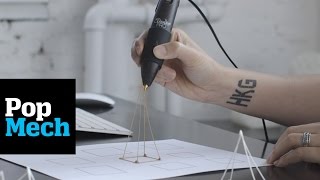 The 3Doodler Pen Might Be the Future of 3D Printing  PopMech [upl. by Eidnam]