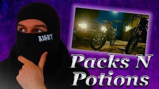 Rekky  Packs N Potions Official Music Video Produced By Naz6m REACTION [upl. by Ainelec]