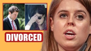 DIVORCE🛑 Beatrice In TEARS HUGS Husband Edoardo As Eugenie And Jack Brooksbank Announce DIVORCE [upl. by Ibbor]