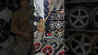 All Brands Used Alloy wheels available in cheap price  Mayapuri market alloywheels [upl. by Aggappera]