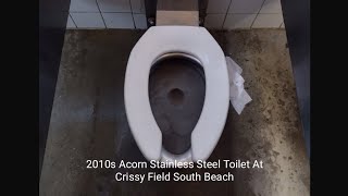 2010s Acorn Stainless Steel Toilet At Crissy Field South Beach [upl. by Urbano]