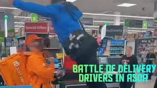 delivery men kick off in asda and have it out comedy funny Speedoshy Asda [upl. by Gladdy]