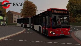 OMSI 2 I Umleitung im C2G I Bremen Nord [upl. by Atteuqnas614]