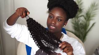 ISEE HAIR REVIEW  First Impression Mongolian Kinky Curly [upl. by Hael]