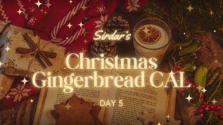 Early Morning Crochet  Sirdar Christmas Gingerbread CAL Day 5 Candy Cane Stripes [upl. by Naitsirk559]