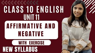 Affirmative and Negative in English Grammar  Class 10 English in Nepali  Unit 11  SEE Exam [upl. by Brose]