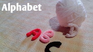 crochet alphabet lettersalphabet key chain tutorialhow to make crochetABC crochet 3D letterD [upl. by Tiffanle]