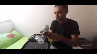 unboxing de kit de microfone arcano args7 [upl. by Alcott]